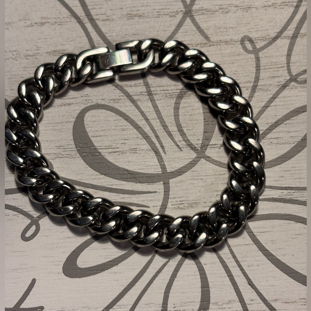 Chunky Stainless Steel Bracelet